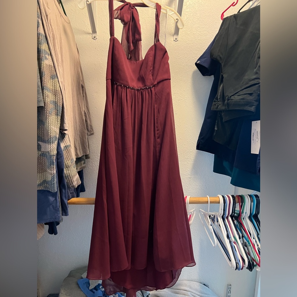 David’s bridal sz18 girls bridesmaid or flower girl dress.